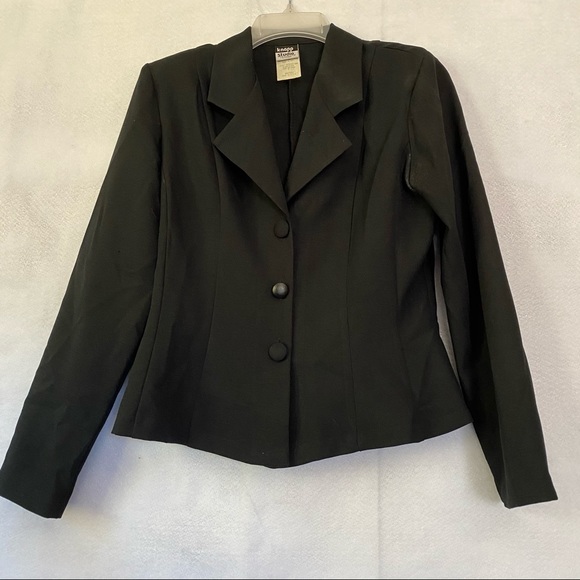 Knapp Studio Jackets & Blazers - Knapp Studio Black Single Breasted 3-Button Blazer Business Professional Size 7